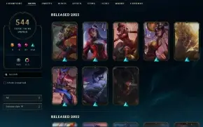 Conta com muita skin bem abaixo do preco
