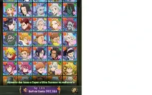 Conta Seven Deadly Sins: Grand Cross 7DS