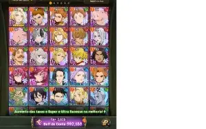 Conta Seven Deadly Sins: Grand Cross 7DS
