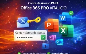 Office 365 Pro - conta + senha 30 dias de suporte