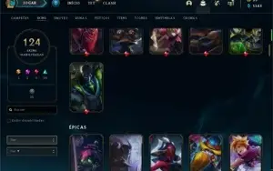 Conta Rara |(153 campeões) + (124 skins) |