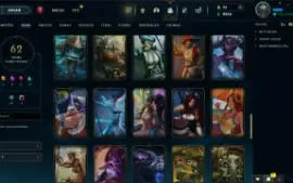 Conta LOL LVL 73 | 106 Campeões| 62 Skins |UNRANKED| 2014