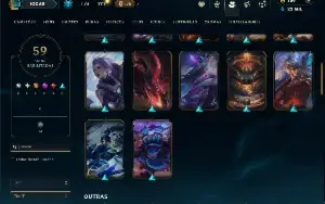 Ferro 4 com 150 Champs e 59 Skins + Kayle Juiza