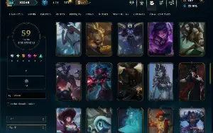 Ferro 4 com 150 Champs e 59 Skins + Kayle Juiza