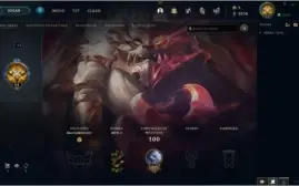 Conta com Volibear Prestigio + 100pts Prestigio
