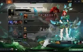 CONTA DOTA 2 COM ARCANAS EXCLUSIVAS, PERSONAS, IMORTAIS ETC