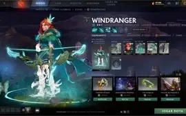 CONTA DOTA 2 COM ARCANAS EXCLUSIVAS, PERSONAS, IMORTAIS ETC