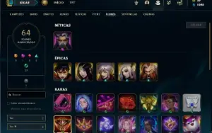 Ferro 1 com 47 Champs e 12 Skins