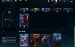 Ferro 1 com 47 Champs e 12 Skins