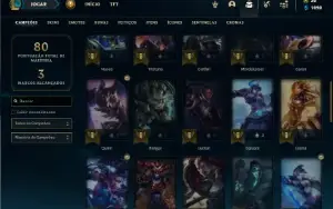 Ferro 1 com 47 Champs e 12 Skins
