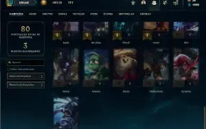 Ferro 1 com 47 Champs e 12 Skins