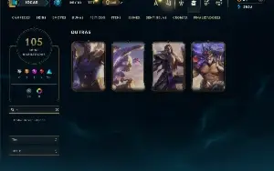Bronze 2 com TODOS os champs e 105 Skins