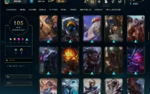 Bronze 2 com TODOS os champs e 105 Skins