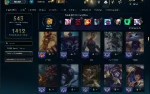 Bronze 2 com TODOS os champs e 105 Skins