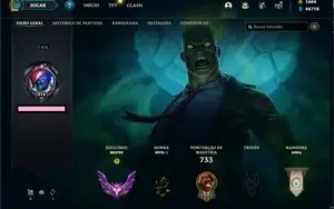 Conta de lol Mestre Nvl 400+ e Bônus