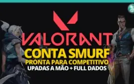 Conta Smurf Valorant LVL 20 HandLevel Uranked Full Dados