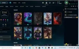 Conta League of leguends com muita coisa antiga !