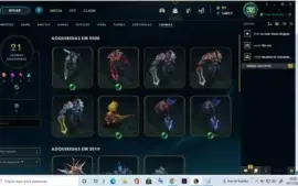 Conta League of leguends com muita coisa antiga !