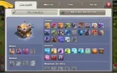 Conta do Clash of clans cv 11