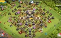 Conta do Clash of clans cv 11