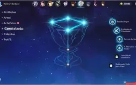 Keqing + Klee + Venti + Qiqi + Zhongli + Arma 5* - Rank 55