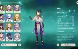Genshin Xiao , qiqi e jean ar10