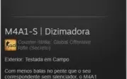 Skins de CSGO AK PILOTO NEON +M4A1 DIZIMADORA+USP AZUL REAL
