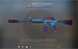 Skins de CSGO AK PILOTO NEON +M4A1 DIZIMADORA+USP AZUL REAL