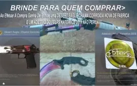 Skins de CSGO AK PILOTO NEON +M4A1 DIZIMADORA+USP AZUL REAL