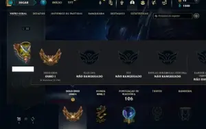 Ouro 1 com 70 Champs e 25 Skins +1 Fragmento