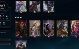 Conta D1 287 Skins, 4100 de RP