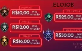 New elo - Elo job/Duo boost barato.