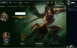 Conta Smurf com todos os champions e 148 skins