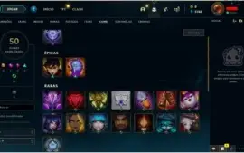 CONTA LOL MESTRE PREÇO NEGOCIÁVEL, 25 PDL POR JOGO