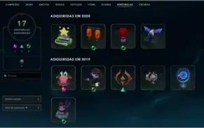 Conta de lol desde 2013, todos os champs,  top 40 fiora br.