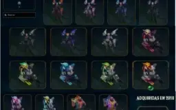 CONTA DE LOL PERFEITA PARA MAIN ADC, M7 E SKIN COM QUASE TDS