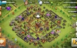 Clash of Clans CV10 + conta Royale top