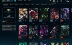 Conta unranked com 95 Champs e 88 Skins + 2 Prestigio (FIZZ)