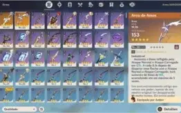 Conta genshin impact com XIAO e outros 5 estrelas + 2 Armas