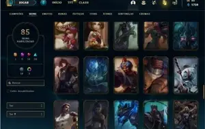 Conta Bronze 1 com 94 Champs e 85 Skins