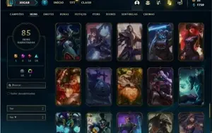 Conta Bronze 1 com 94 Champs e 85 Skins