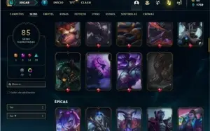 Conta Bronze 1 com 94 Champs e 85 Skins
