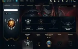 Conta prata 2 com 45 skins e 90 champs