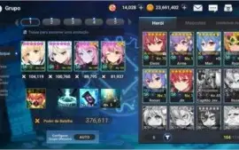 CONTA GRAND CHASE MOBILE - BP 369K, LVL.66