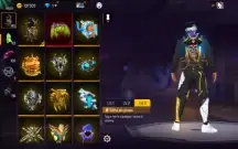 Vendo conta de free fire lv80