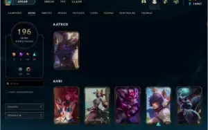 Conta League of Legends | 196 skins