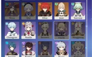 Genshin Impact AR10 Diluc + Jean + Diona e mais...