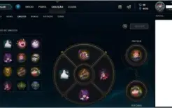 Conta League of Legends com 185 Skins