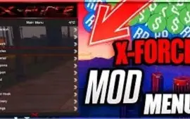 X-force mod menu | Gta V online | Melhor custo x benefício!