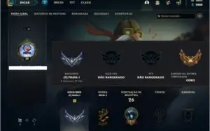 Conta prata 3 com 4 Skins e 32 Champs + 1000 RP